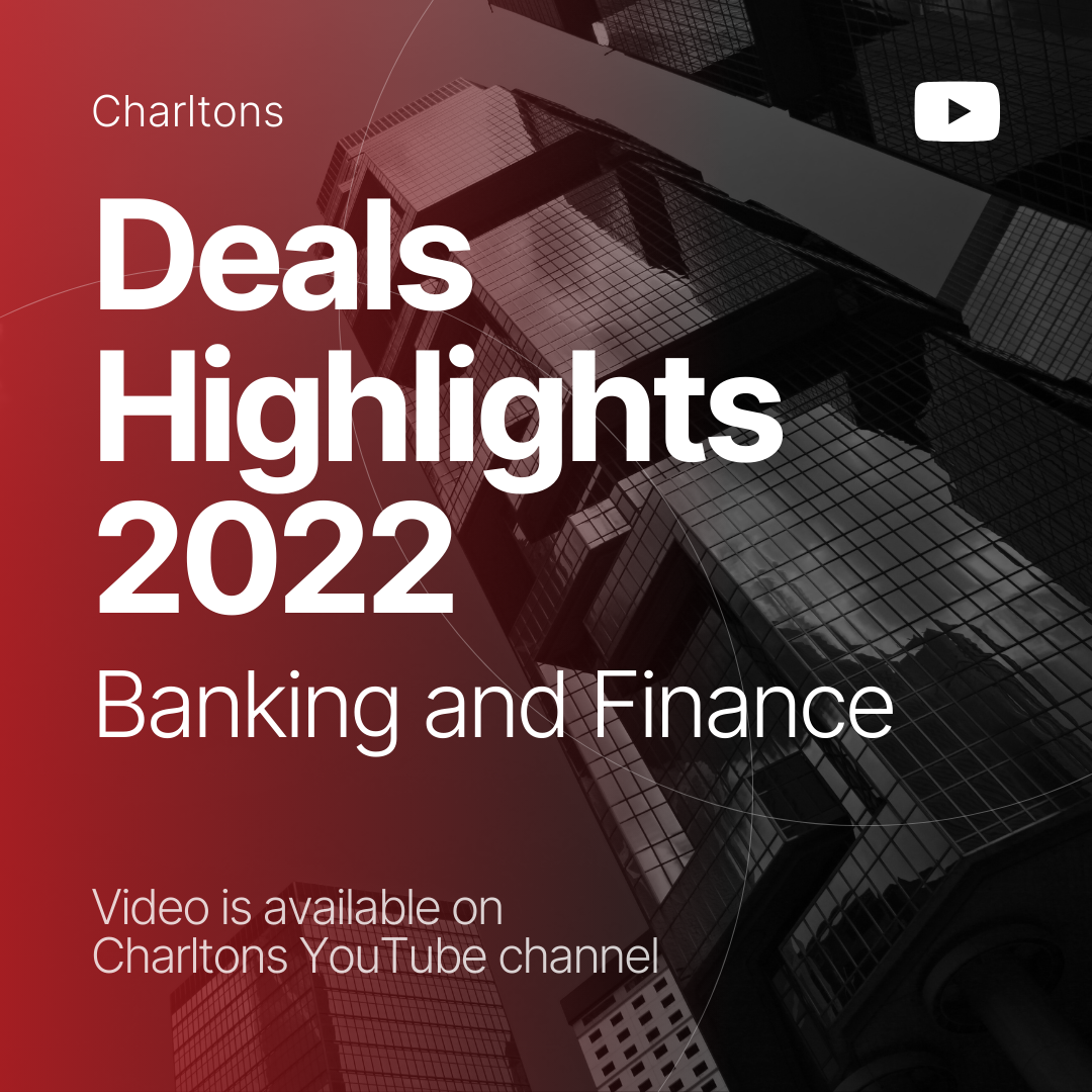 Charltons Banking and Finance Deals 2022