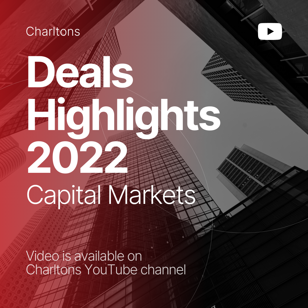 Charltons Capital Markets Deals 2022