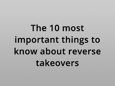 The 10 Most Important Things to Know About RTOs of HK Listed Companies