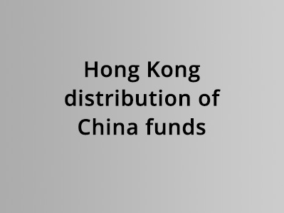 Hong Kong distribution of China funds