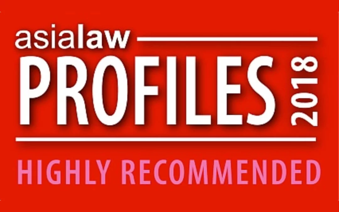 Charltons is Highly Recommended by Asialaw Profiles