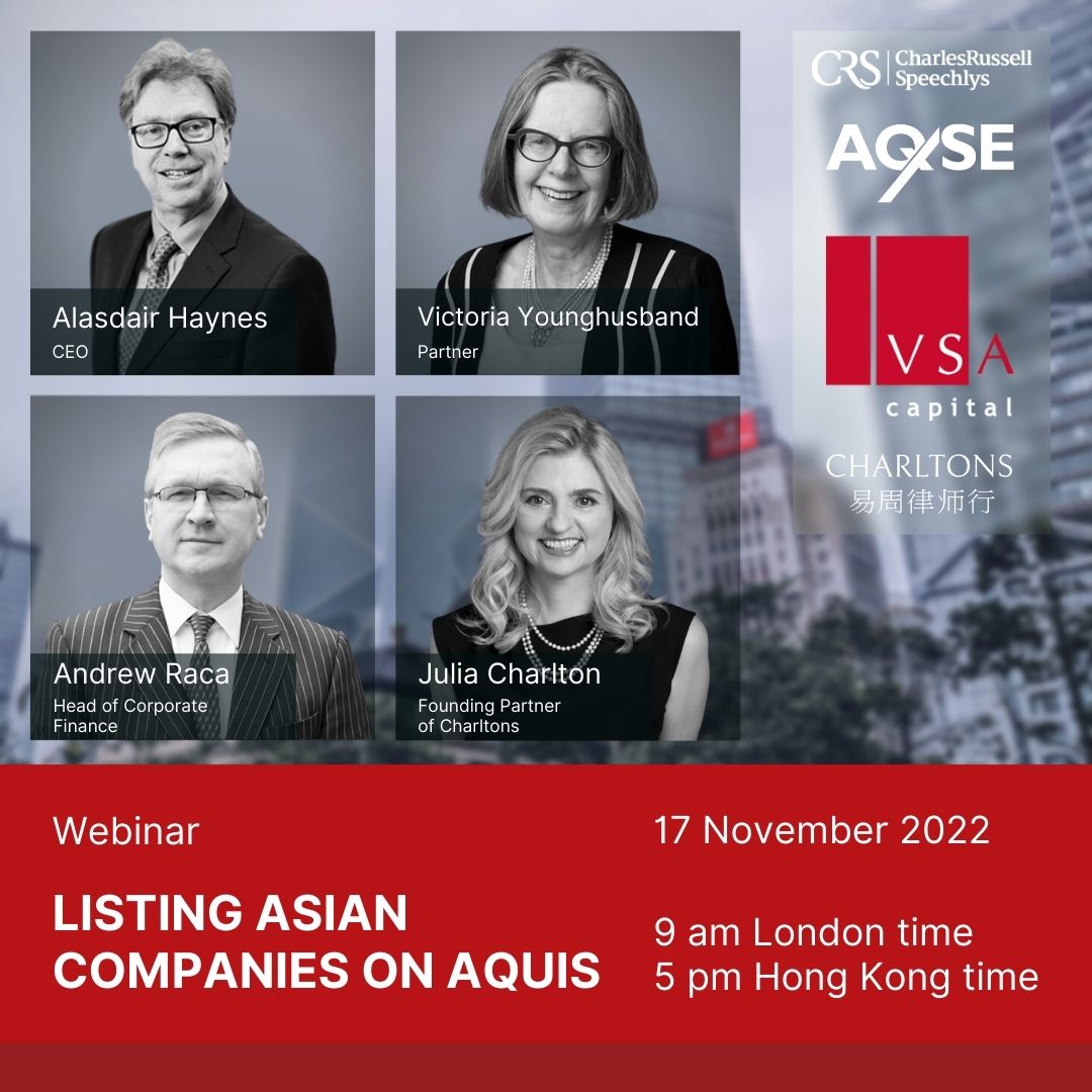 Join us for a virtual roundtable on Listing Asian companies on Aquis