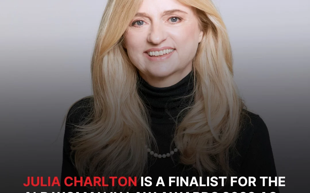Julia Charlton is a finalist for the ALB Woman in Law Awards 2023 as Dealmaker of the Year