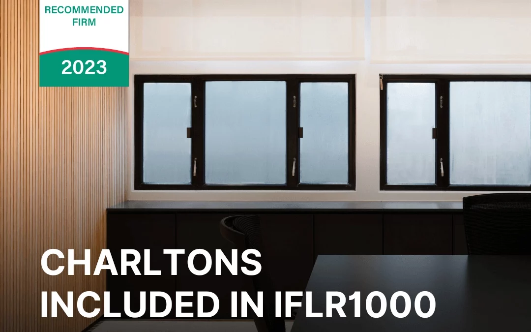 Charltons included in IFLR1000 2023 rankings