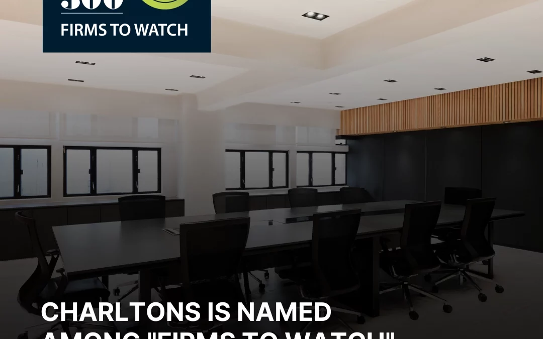 Charltons is named among “Firms to Watch” in Capital Markets (Equity) by The Legal 500