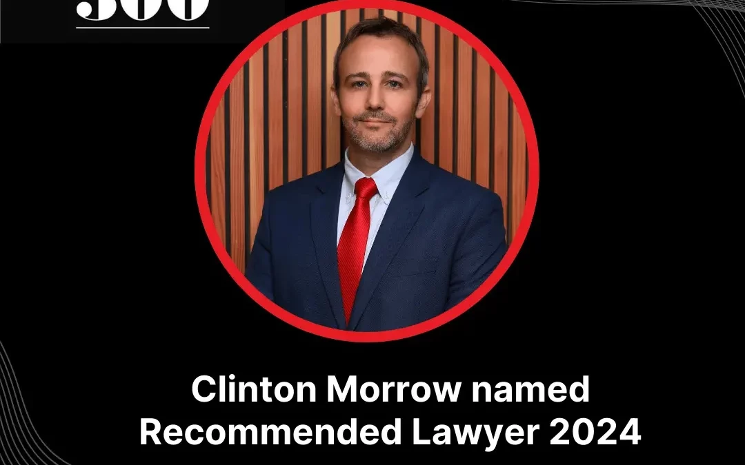Clinton Morrow named Recommended lawyer by Legal 500