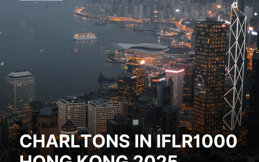 Charltons in IFLR1000 Hong Kong 2025 Rankings for Banking