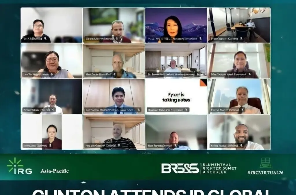 Clinton attends IP Global Virtual Conference